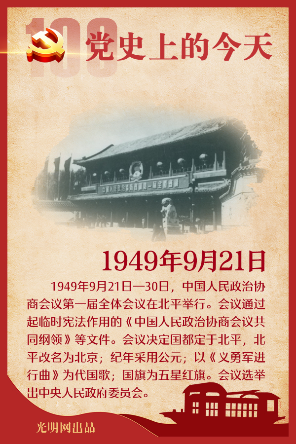 【党史上的今天】9月21日