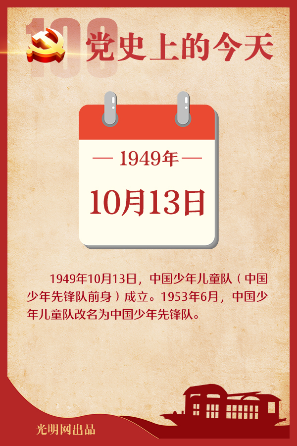 【党史上的今天】10月13日