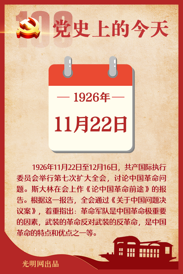 【党史上的今天】11月22日